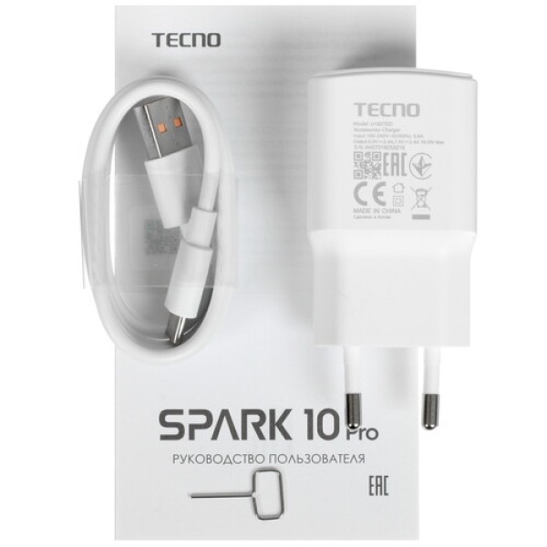 6.78" Смартфон Tecno SPARK 10 Pro 128 ГБ черный
