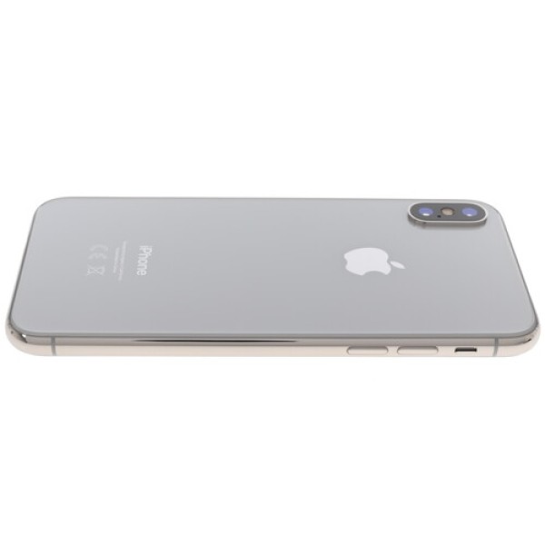 Смартфон Apple iPhone X 5,8" 256Gb Silver 6x2.5Ghz/3072Mb/2436х1125/OLED/LTE/IP67/Cam12(x2)/iOS