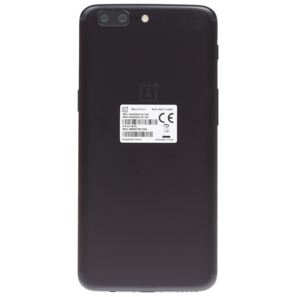 Смартфон OnePlus 5 5.5" 128Gb Black 8x2.45Ghz/8192Mb/1920x1080/AMOLED/2SIM/GPS/LTE/Cam16+20/3300mAh/Android 7