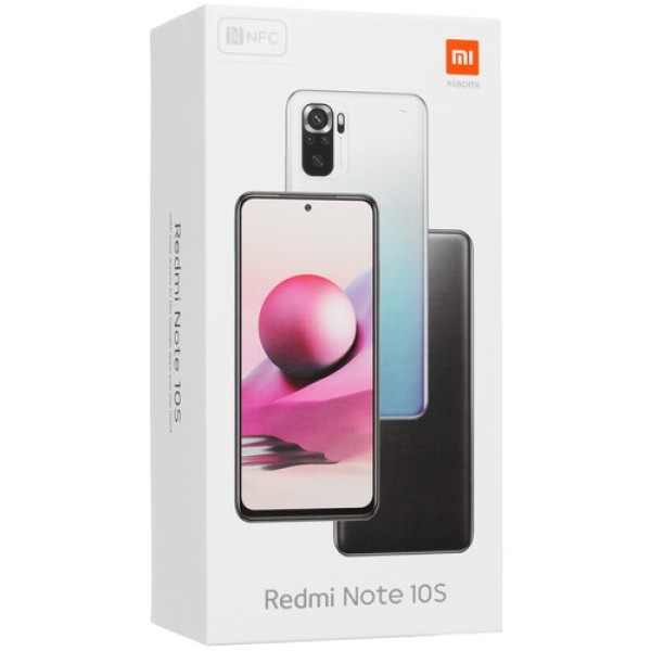 Смартфон Xiaomi Redmi Note 10S 6/64Gb [6,43"/LTE/NFC/Cam64Mpx/5000mAh/Pebble White]