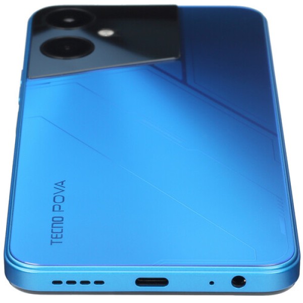6.82" Смартфон Tecno POVA Neo 3 128 ГБ синий