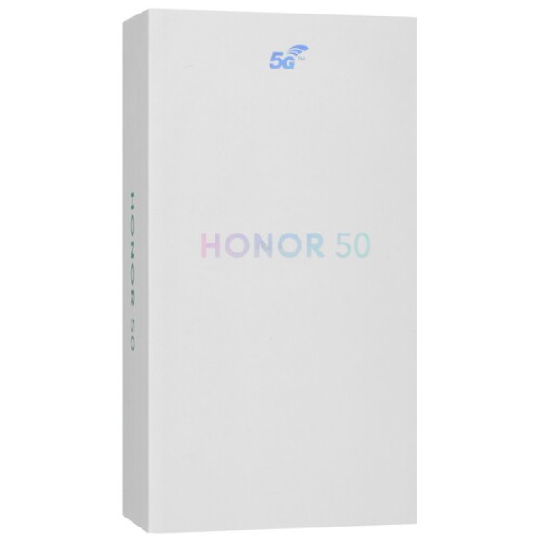 Смартфон Honor 50 8/256Gb [6,57"/5G/NFC/108+8+2+2 Mpx/4300mAh/Silver]