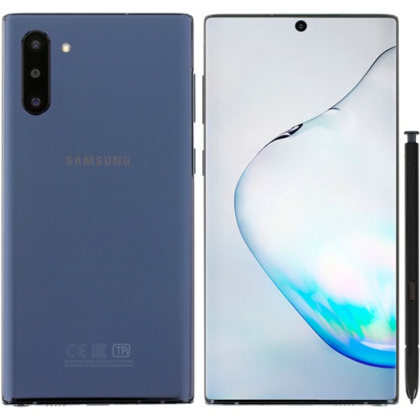 Смартфон Samsung Galaxy Note 10 6.3" 256Gb Black Exynos 9825(2x2.7Ghz+2x2.3Ghz+4x1.95Ghz)/8192Mb/3040x1440/dAMOLED/2SIM/LTE/Cam16+12+12/3500mAh/An9