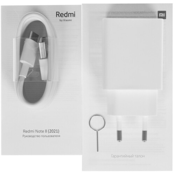 6.3" Смартфон Xiaomi Redmi Note 8 2021 128 ГБ черный