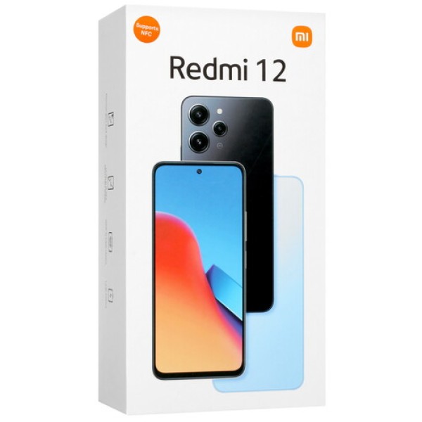 6.79" Смартфон Xiaomi Redmi 12 4G 256 ГБ серебристый
