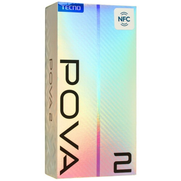 Смартфон Tecno Pova 2 4/128GB [6,95/4G/NFC/48Mpx/7000mAh/Black]