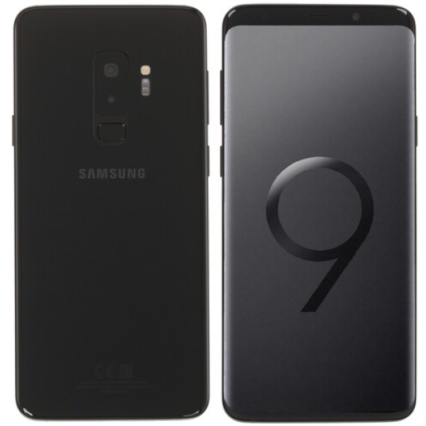 Смартфон Samsung Galaxy S9+ 6.2" 64Gb Black 8(4x2,9Ghz+4x1,9Ghz)/6144Mb/2960x1440/sAMOLED/2SIM/LTE/NFC/IP68/Cam12+12/3500mAh/Android 8.0