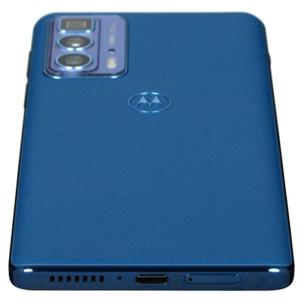 Смартфон Motorola edge 20 pro 12/256Gb [6,7"/5G/NFC/Cam108+8+16Mpx/4500mAh/Vegan leather blue]
