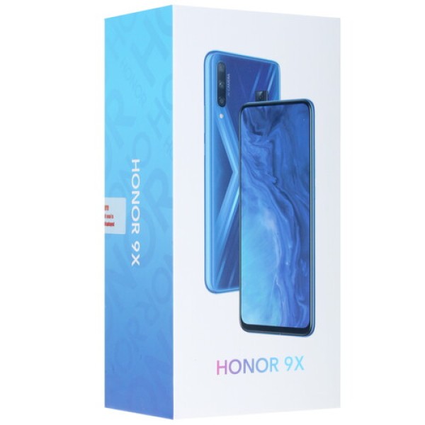 Смартфон Honor 9X 4/128Gb [6,59"/LTE/NFC/Cam48+2Mpx/4000mAh/Blue]