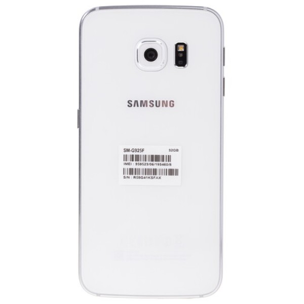 Смартфон Samsung SM-G925 Galaxy S6 edge 5.1" 32Gb White 8x1.5Ghz/3072Mb/2560x1440/3G/LTE6/GPS/Cam16/2550mAh/Android 5.0
