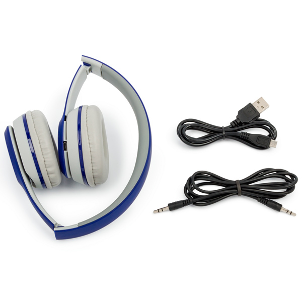 Наушники Bluetooth с MP3 Harper HB-212 Blue