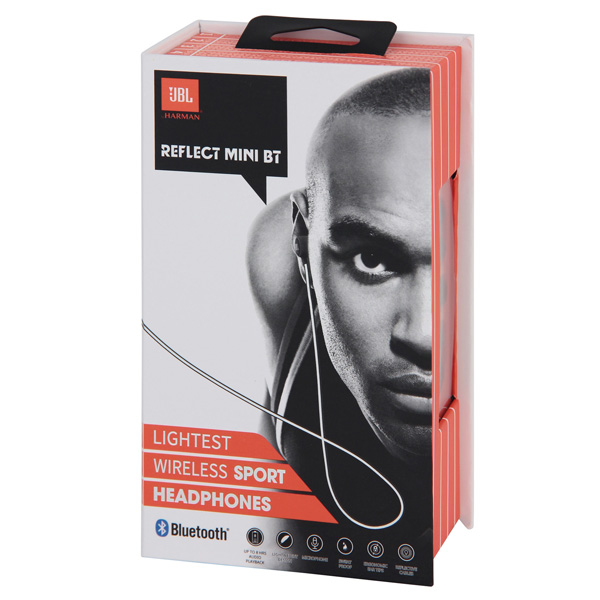 Спортивные наушники Bluetooth JBL Reflect Mini BT Black (JBLREFMINIBTBLK)