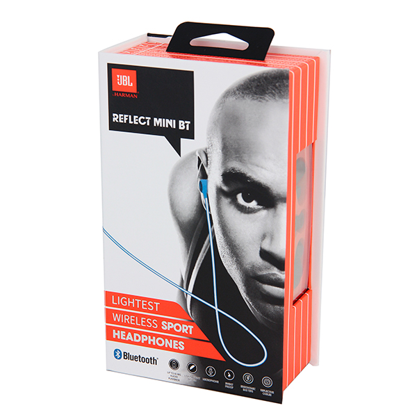 Спортивные наушники Bluetooth JBL Reflect Mini BT Blue (JBLREFMINIBTBLU)